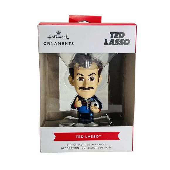 Hallmark Ted Lasso TV Show Character Christmas Tree Ornament Gift Soccer - Picture 1 of 6